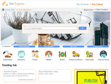 Tablet Screenshot of netexpress.co.in